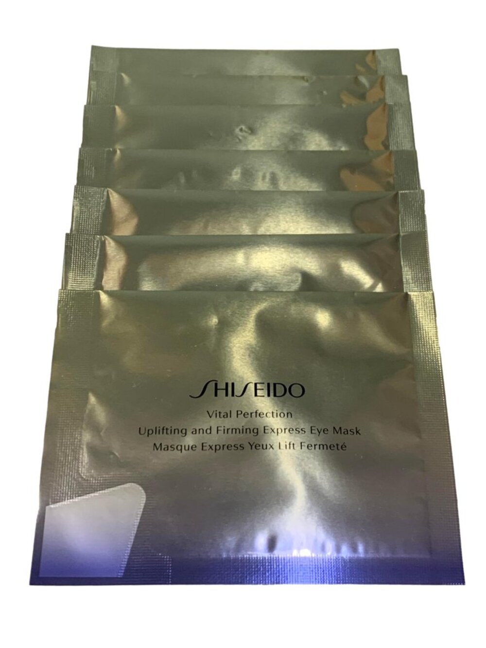 Shiseido 7 Piece Vital Perfection Uplifting and Firming Express Eye Mask 2pc